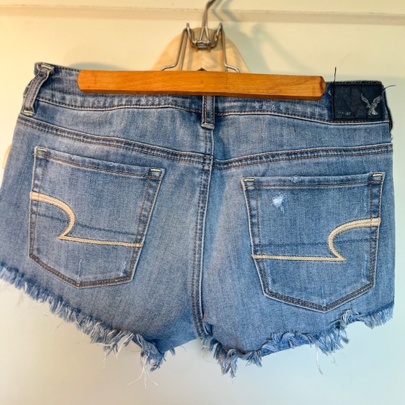 American Eagle Denim Short Shorts - Picture 2 of 2